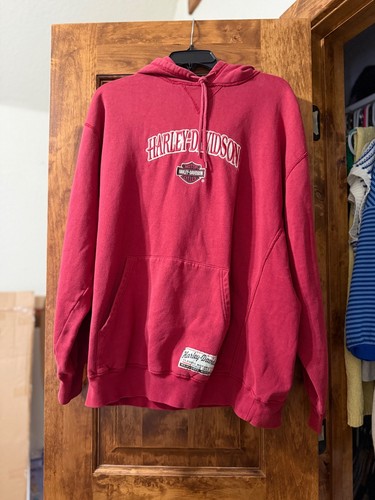 Vintage red harley davidson - vintage,