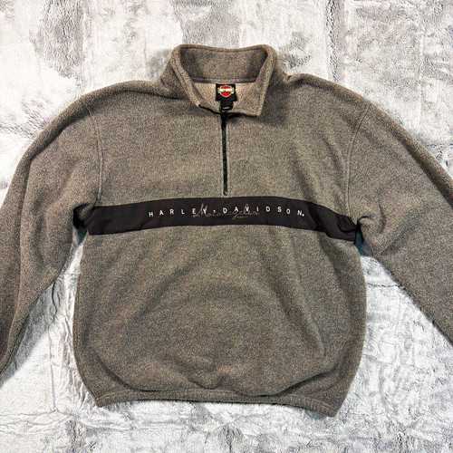 Harley davidson gray fleece - gray,