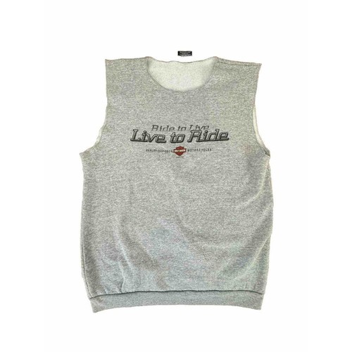 Vtg harley davidson - davidson, sleeveless