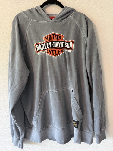 Harley davidson hoodie gray - davidson, xl