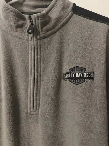 Harley davidson fleece zip - fleece, 1/4