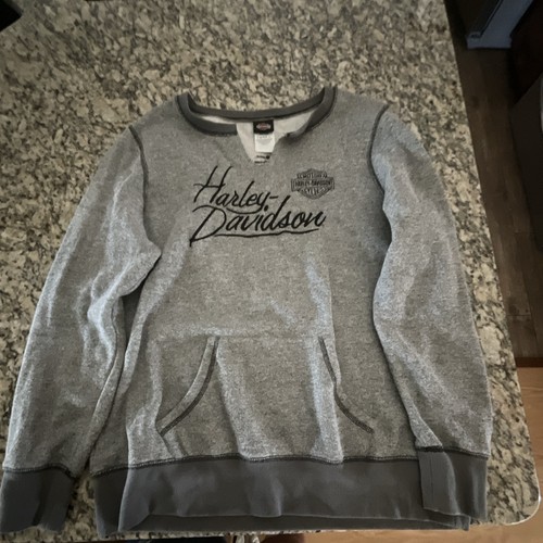 Harley davidson gray fleece - harley-davidson,